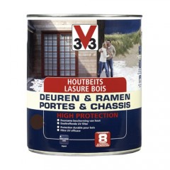 V33 Lasure Portes et chassis 8ans High protection Noyer
