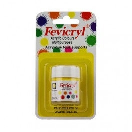 AMT Fevicryl Tous Supports 15mL Jaune Pale (AC1536) AMT Fevicryl Tous Supports 15mL Jaune Pale (AC1536)