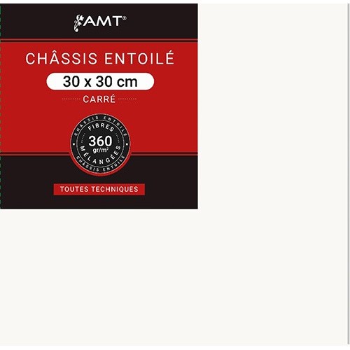 Châssis entoilé carré AMT - 360gr/m2