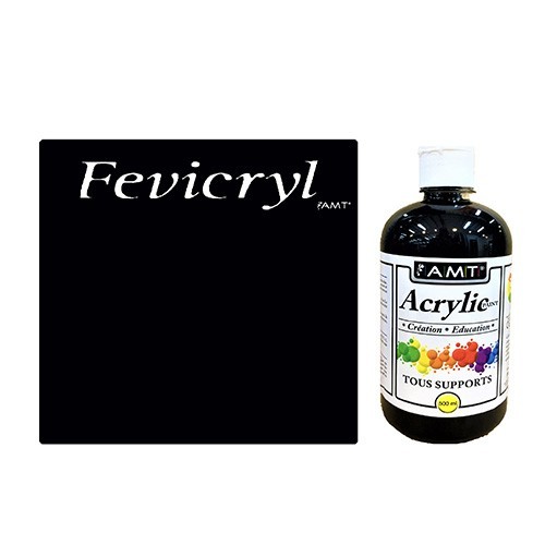 AMT Fevicryl Acrylique éducative & créative Noir (ACE02)