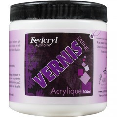 AMT Fevicryl Acrylique Vernis Satiné en Pot 200 ML (AC62)