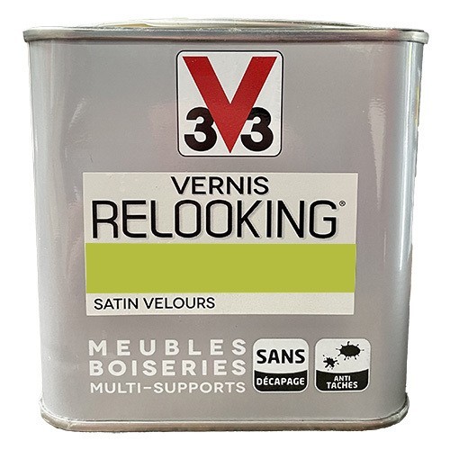 V33 Vernis Relooking Vert Disco Satin Velours