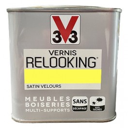 V33 Vernis Relooking Jaune Fluo Satin Velours V33 Vernis Relooking Jaune Fluo Satin Velours
