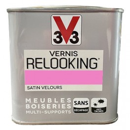 V33 Vernis Relooking Rose Fluo Satin Velours V33 Vernis Relooking Rose Fluo Satin Velours