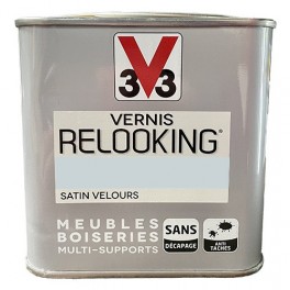 V33 Vernis Relooking Gris Galet Satin Velours V33 Vernis Relooking Gris Galet Satin Velours