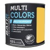 Peintures Multi Colors BÂTIR Satin Soyeux Jaune pollen - 0,5L Peintures Multi Colors BÂTIR Satin Soyeux Jaune pollen - 0,5L