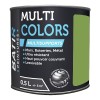 Peintures Multi Colors BÂTIR Satin Soyeux Vert Amazonie - 0,5L Peintures Multi Colors BÂTIR Satin Soyeux Vert Amazonie - 0,5L