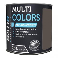 Peintures Multi Colors BÂTIR Satin Soyeux Bois vieilli - 0,5L