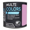 Peintures Multi Colors BÂTIR Satin Soyeux Rose camélia - 0,5L Peintures Multi Colors BÂTIR Satin Soyeux Rose camélia - 0,5L