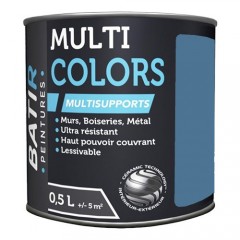 Peintures BÂTIR Multi Colors Mat Poudré Bleu antique