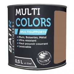 Peintures BÂTIR Multi Colors Mat Poudré Terre de Sienne