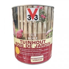 V33 Huile Bois de jardin Brun Clair