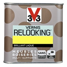 V33 Vernis Relooking Jaune fluo Brillant Laque V33 Vernis Relooking Jaune fluo Brillant Laque