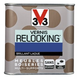 V33 Vernis Relooking Bleu électrique Brillant Laque V33 Vernis Relooking Bleu électrique Brillant Laque