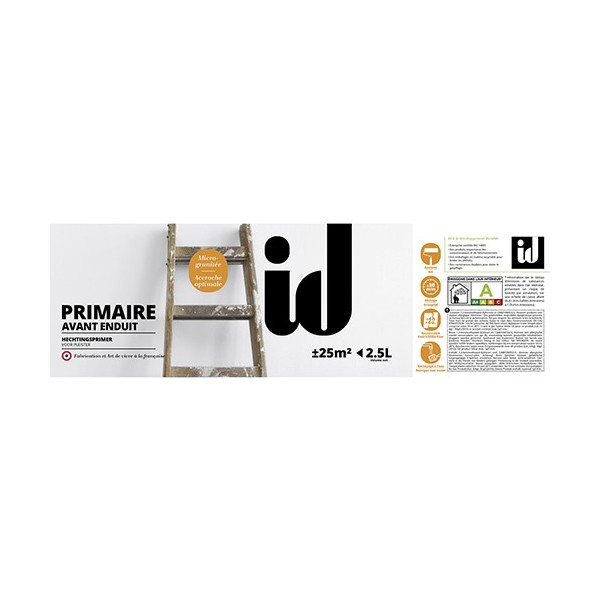 Primaire avant enduit ID étiquette