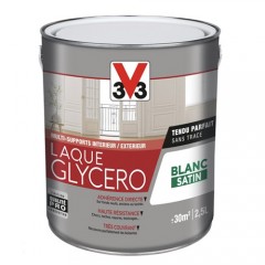 Laque Glycéro Multi-supports V33 Blanc Satin