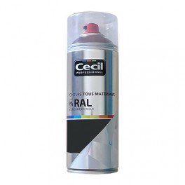 Peinture Aérosol Tous matériaux Cécil Professionnel PA RAL Brun gris satin (RAL 8019) Peinture Aérosol Tous matériaux Cécil Professionnel PA RAL Brun gris satin (RAL 8019)