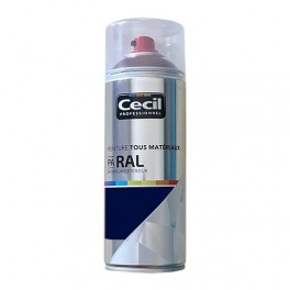 Peinture Aérosol Tous matériaux Cécil Professionnel PA RAL Bleu saphir satin (RAL 5003) Peinture Aérosol Tous matériaux Cécil Professionnel PA RAL Bleu saphir satin (RAL 5003)