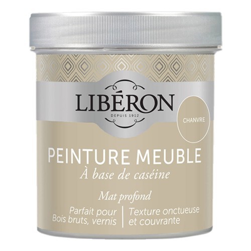 Peinture meuble à base de Caséine LIBERON Chanvre - 0,5L Peinture meuble à base de Caséine LIBERON Chanvre - 0,5L