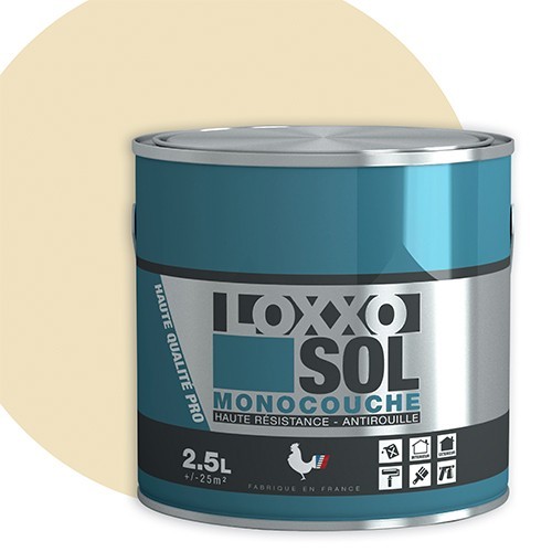 Peinture Sol Haute Résistance LOXXO Blanc perlé
