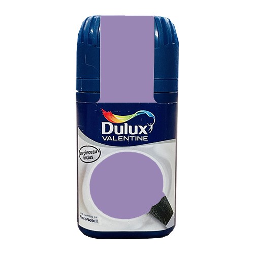 Testeur Peinture acrylique Crème de couleur DULUX VALENTINE Douce violette 50ml