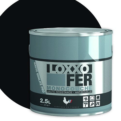 Peinture Fer Antirouille LOXXO Noir mat