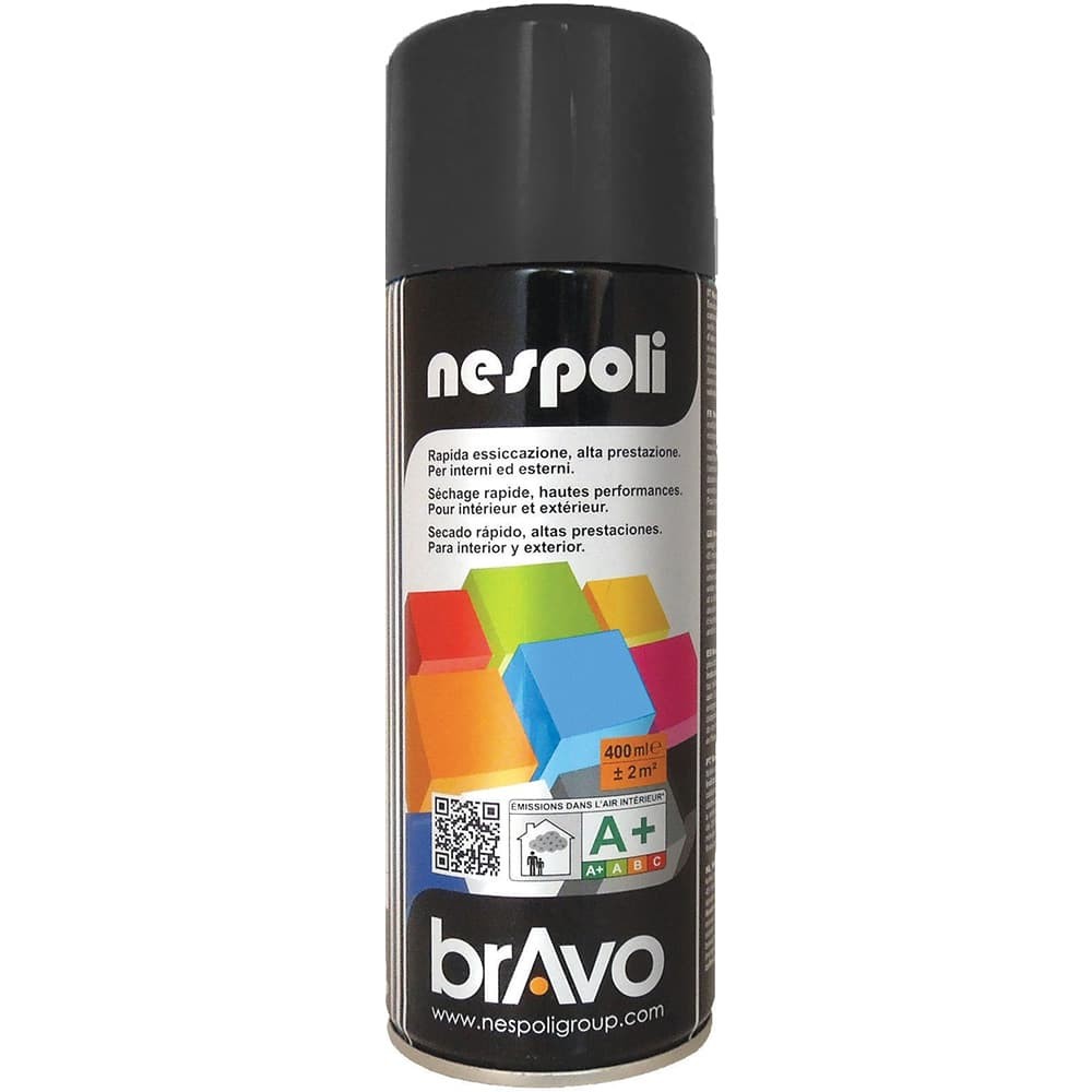 Peinture Aérosol BRAVO NESPOLI - Noir RAL 9005