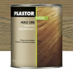 Pot de 1L Huile Cire PLASTOR Decoprotect Chêne fumé
