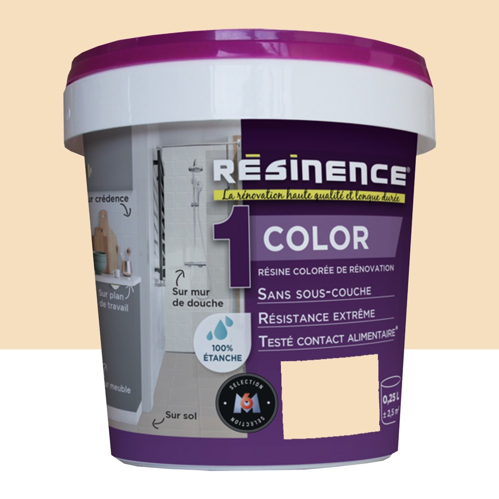 Pot de 0,25L Résine Epoxy RESINENCE Color Sable