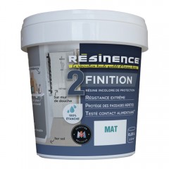 Pot de 0,25L Résine de finition RESINENCE Aspect Mat