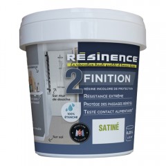 Pot de 0,25L Résine de finition RESINENCE Aspect Satin