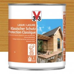 Lasure Protection Classique 4 ans V33 Pin scandinave pot de 0,75L