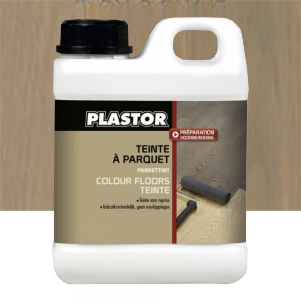 Teinte à parquet PLASTOR Colour Floors Teinte Calcaire pot de 2,5L
