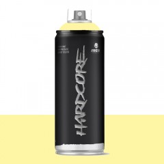 Bombe de peinture aérosol MTN Hardcore Jaune plage (RV-222) 400ml