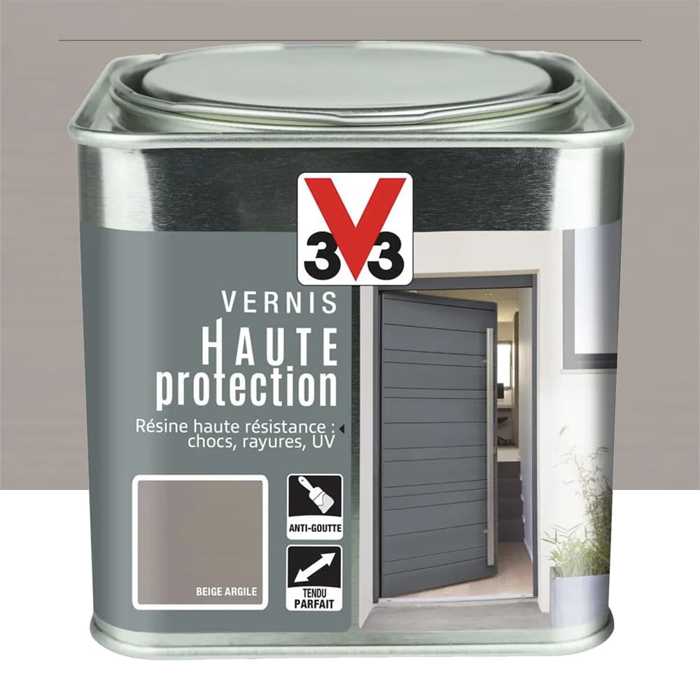 Vernis Haute protection V33 Beige argile Brillant
