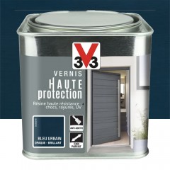 Vernis Haute protection V33 Bleu urbain Brillant pot de 0,75L