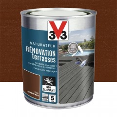 Saturateur V33 Rénovation terrasses Teck pot d'1L