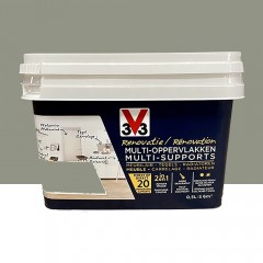 Peinture V33 Rénovation Multi-Supports Vert kaki pot de 0,5L