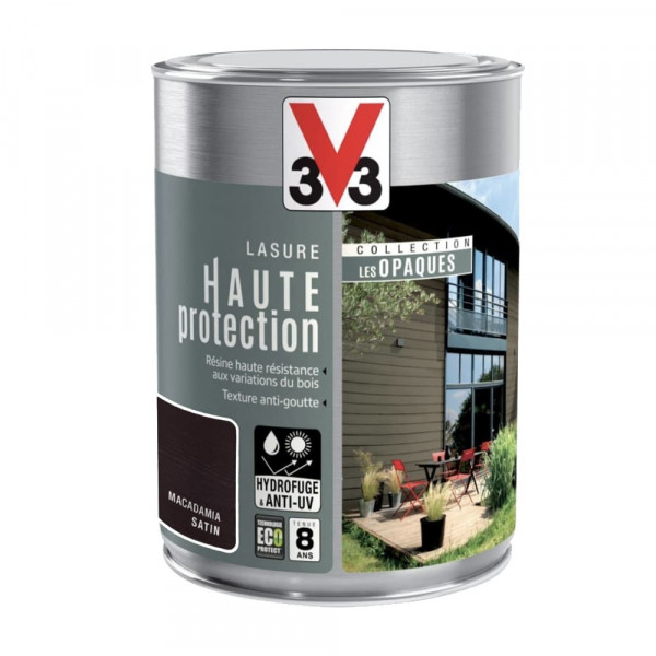 Lasure Haute Protection V33 Les Opaques Macadamia pot d'1L