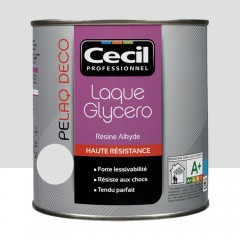 Peinture laque CÉCIL PELAQ DECO Satin Gris perle pot de 0,5L