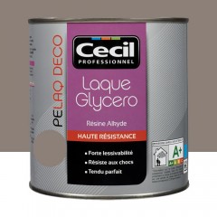 Peinture laque CÉCIL PELAQ DECO Satin Taupe pot de 0,5L