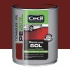Peinture sol Cécil Professionnel PE SOL Rouge brique pot de 2,5L Peinture sol Cécil Professionnel PE SOL Rouge brique pot de 2,5L