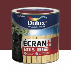 Peinture bois DULUX VALENTINE Ecran+ Bois Rouge Pays Basque