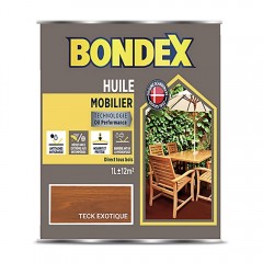 Huile mobilier Bondex Teck exotique pot d'1L