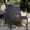 Peinture fer V33 Couleurs d'ICI Gris noir chaise ambiance