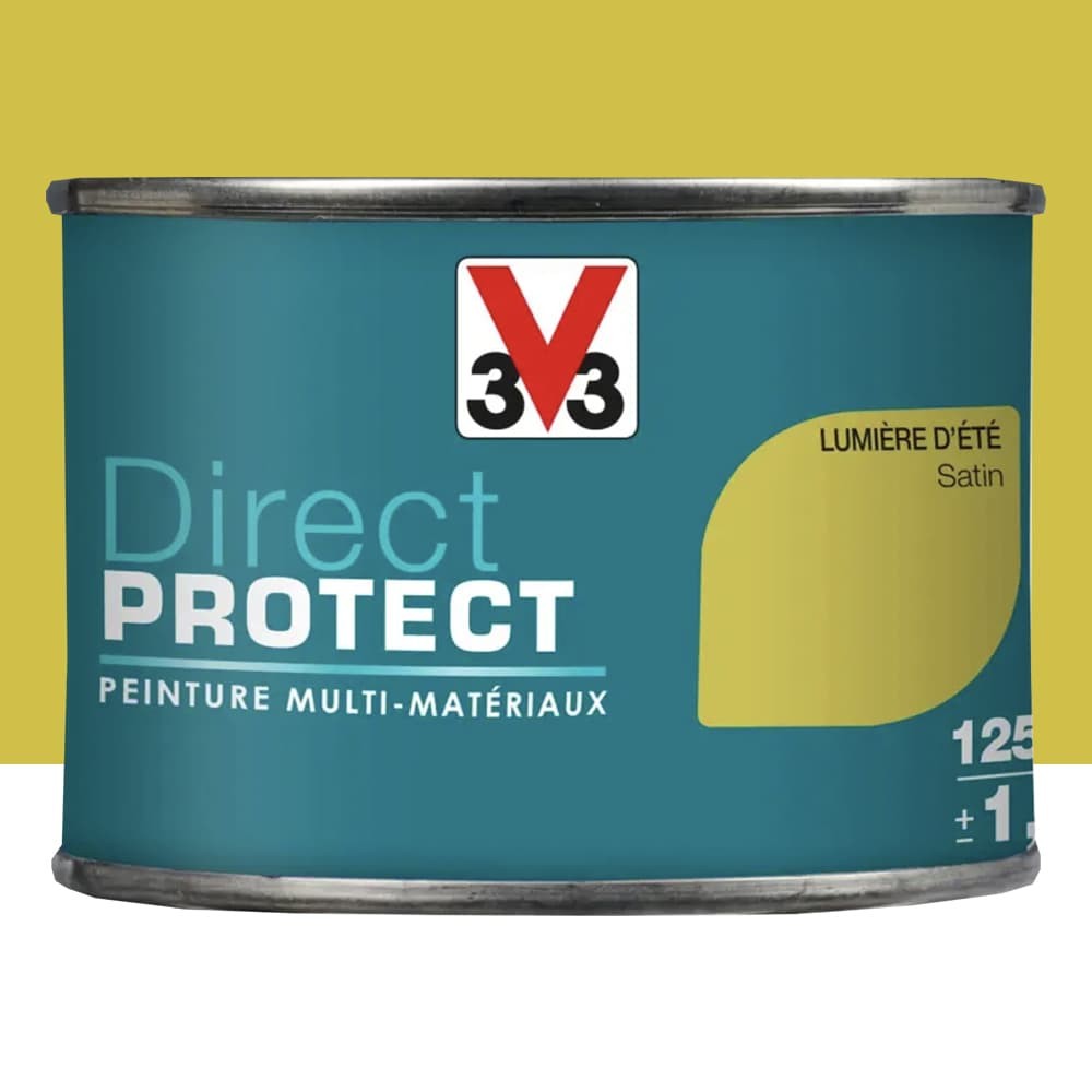 Peinture Glycéro Multi-matériaux V33 Direct Protect Lumière d'été pot de 0,125L