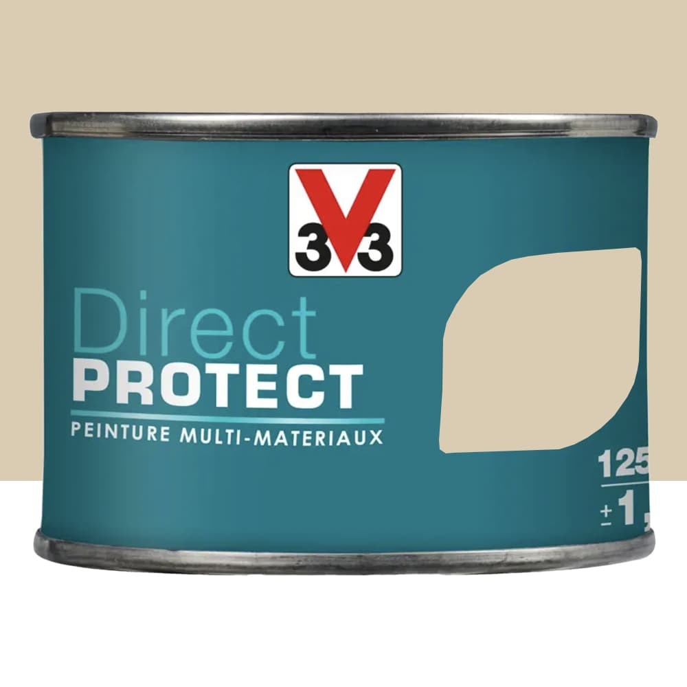 Peinture Glycéro Multi-matériaux V33 Direct Protect Sable pot de 0,125L