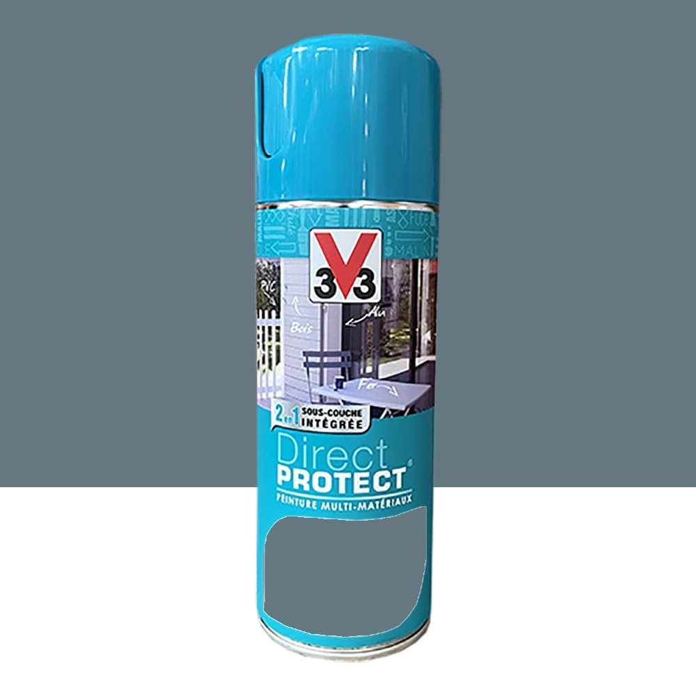 Bombe de peinture aérosol Glycéro Multi-matériaux V33 Direct Protect Vent  d'ouest pas cher