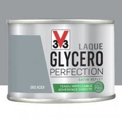 Laque Glycéro Perfection V33 Satin Gris acier 0,125L