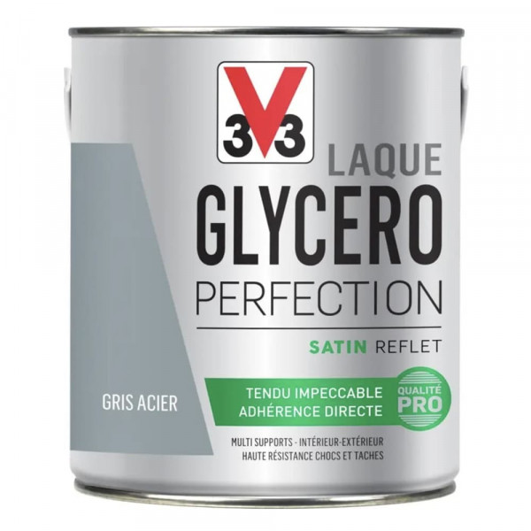 Laque Glycéro Perfection V33 Satin Gris acier 2L